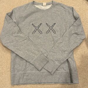 Grey Uniqlo x Sesame Street crewneck